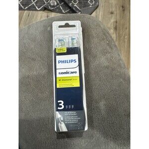 Philips Sonicare W DiamondClean Replacement Toothbrush Heads, 3 Pack, HX6063/65